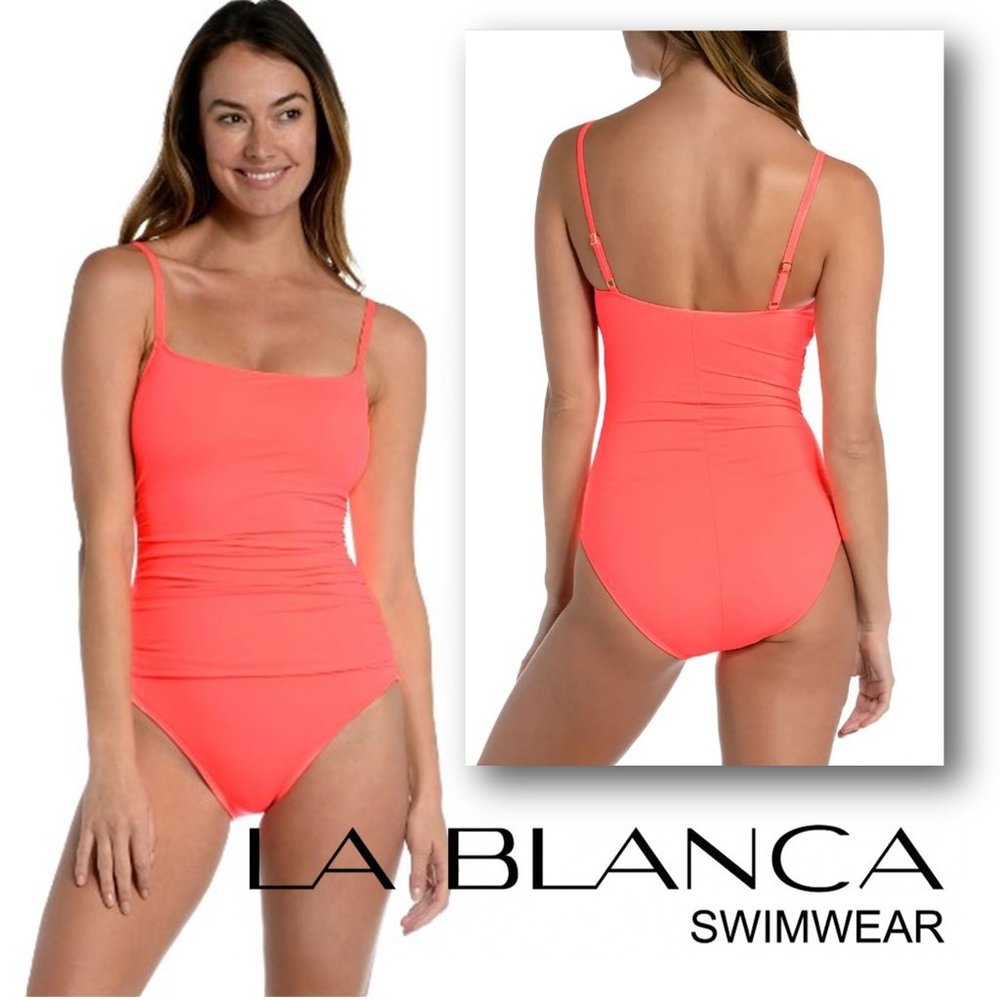 LA BLANCA "Island Goddess" One-Piece Swimsuit  NEW WITH TAGS!